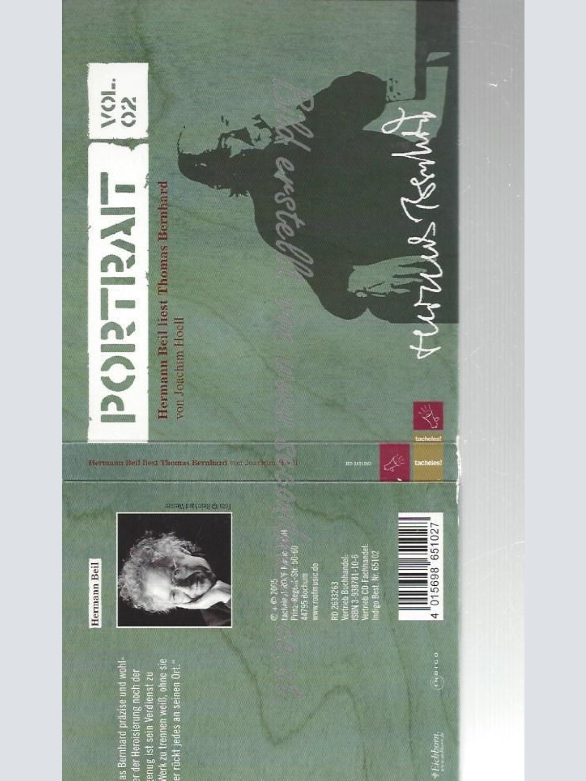 CD--Portrait 02:Thomas Bernhard //  Beil,Hermann und Hoell,Joachim