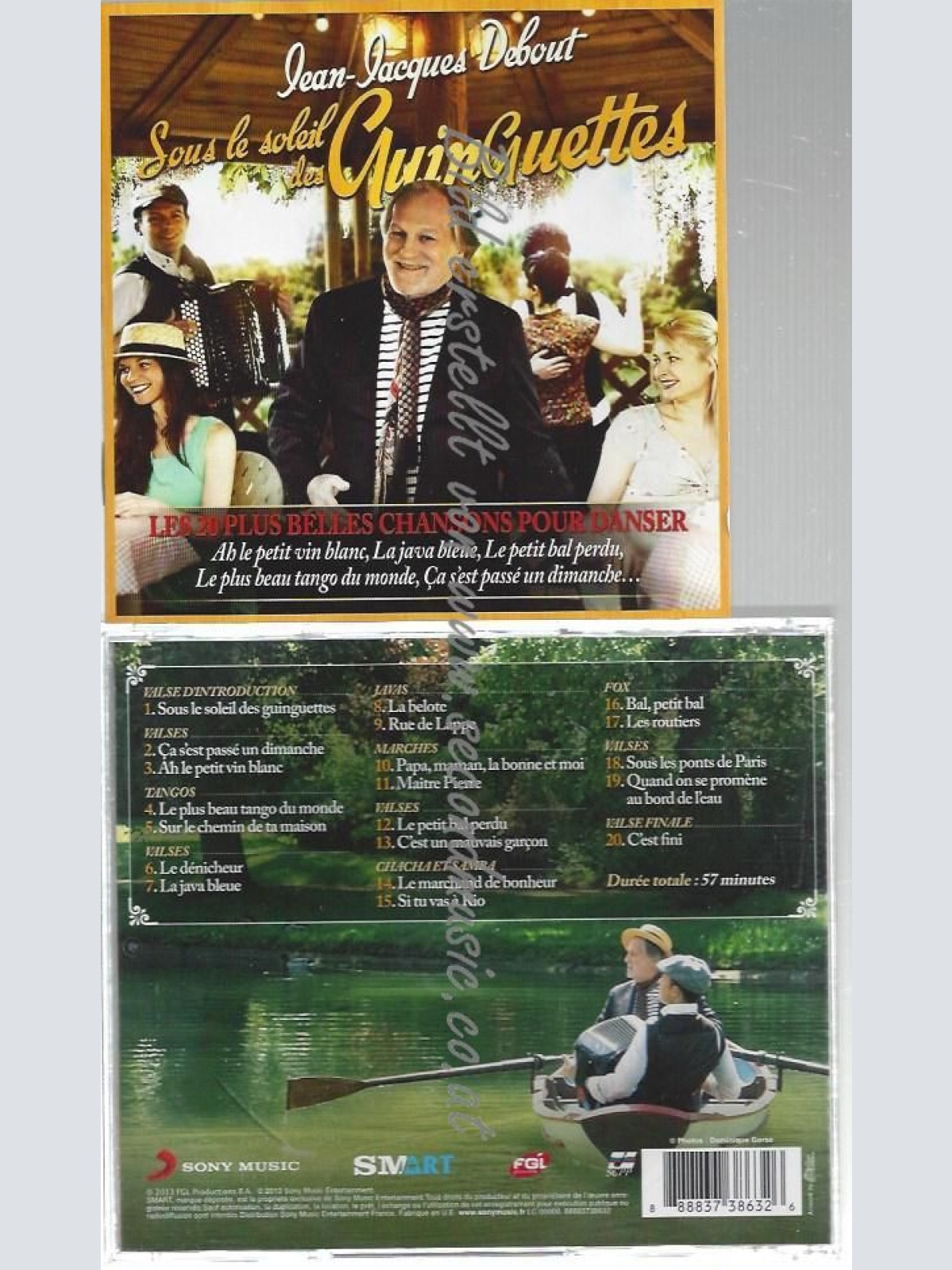 CD--JEAN-JACQUES DEBOUT--    SOUS LE SOLEIL DES GUINGUETTES