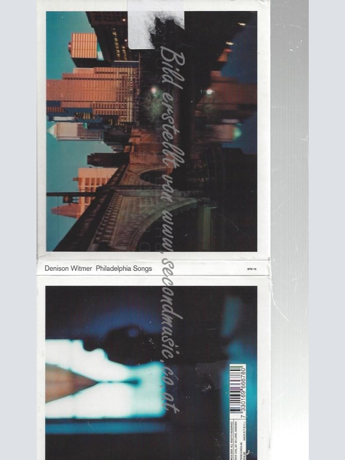 CD- Denison Witmer  Philadelphia Songs