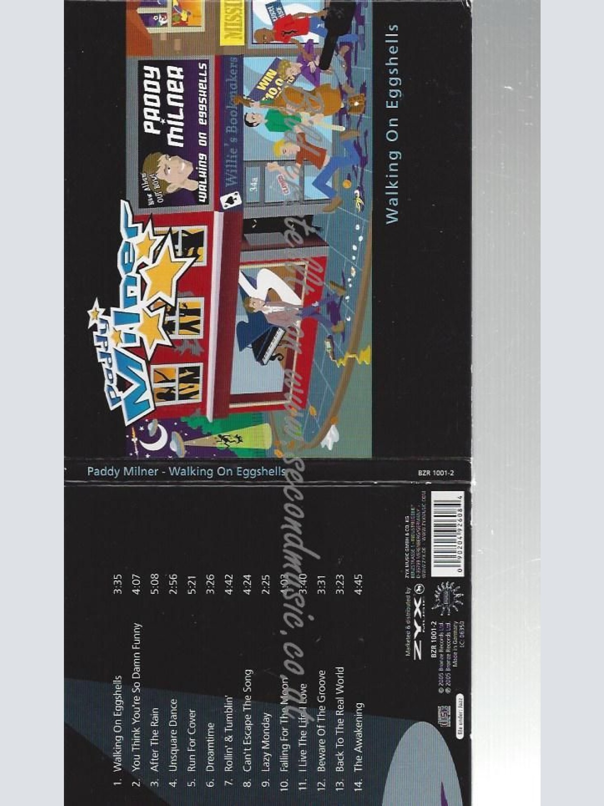 CD--PADDY MILNER--    WALKING ON EGGSHELLS