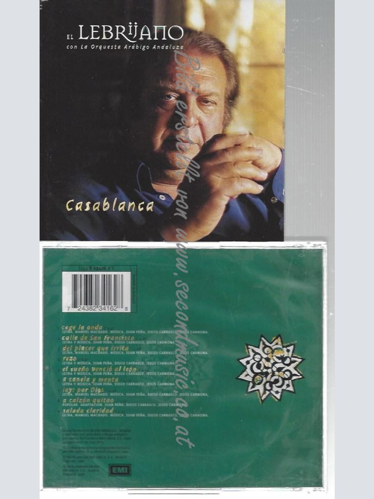 CD-- El Lebrijano Con La Orquesta Arábigo Andaluza  Casablanca