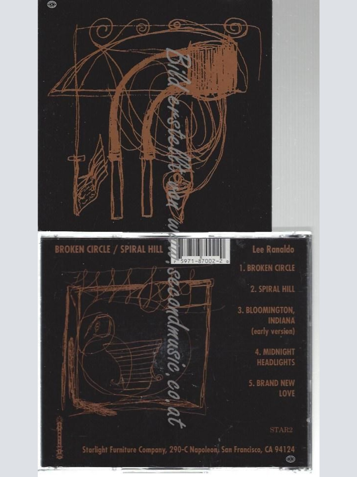 CD--PIRAL HILL | EP    / LEE RANALDO--    BROKEN CIRCLE