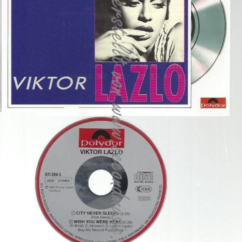 CD--WISH YOU WERE HERE -  / VIKTOR LAZLO--    CITY NEVER SLEEPS