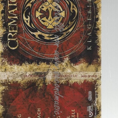 CD--CREMATORY--    KLAGEBILDER,LTD.ED.
