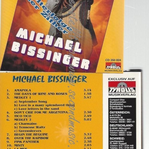 CD--MICHAEL BISSINGER--    SPIELT WELTERFOLGE AUF SEINER ZITHER    2