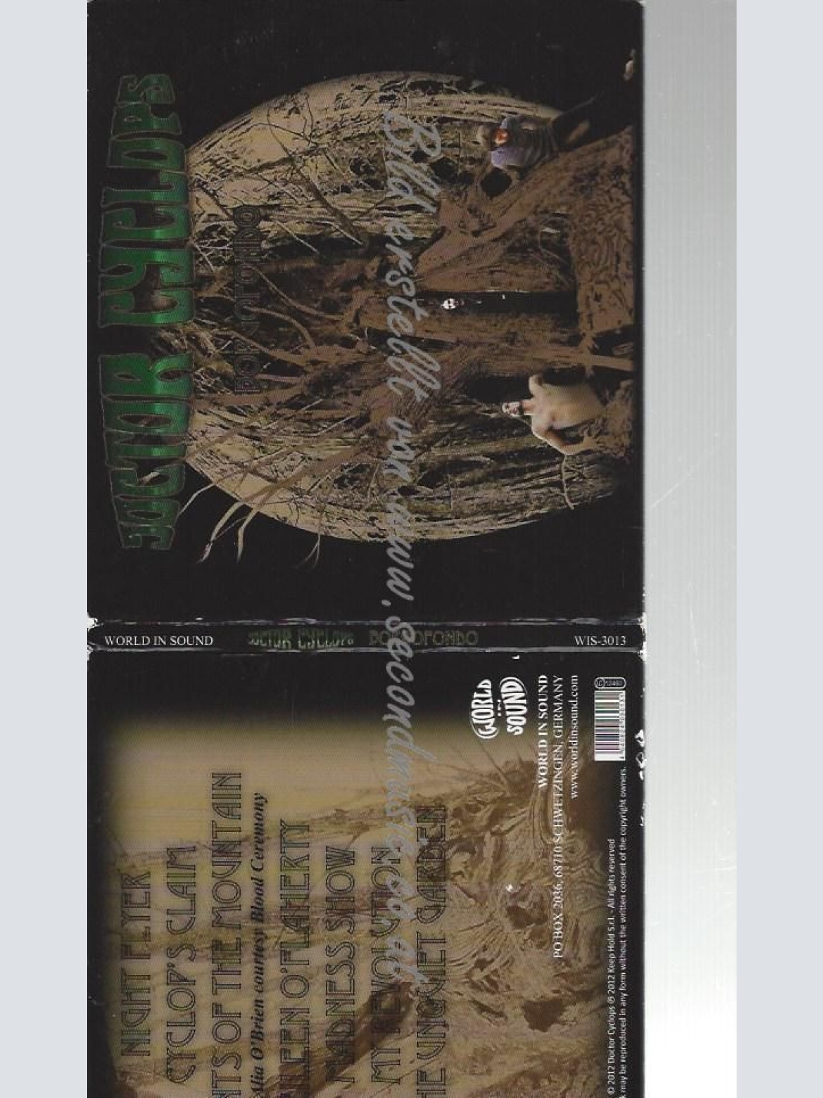 CD--DOCTOR CYCLOPS--    BORGOFONDO -DIGI- |