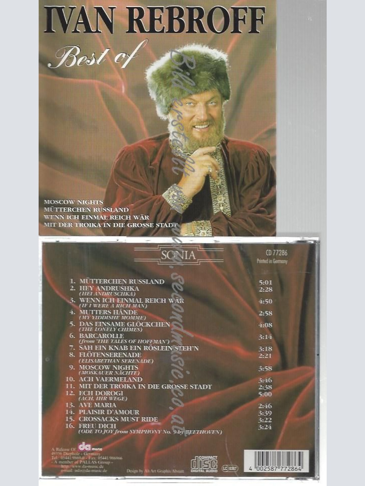 CD--IVAN REBROFF--    BEST OF REBROFF