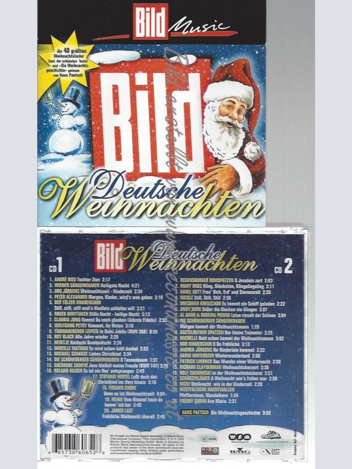CD--VARIOUS--    BILD DEUTSCHE WEIHNACHTEN | DOPPEL-CD