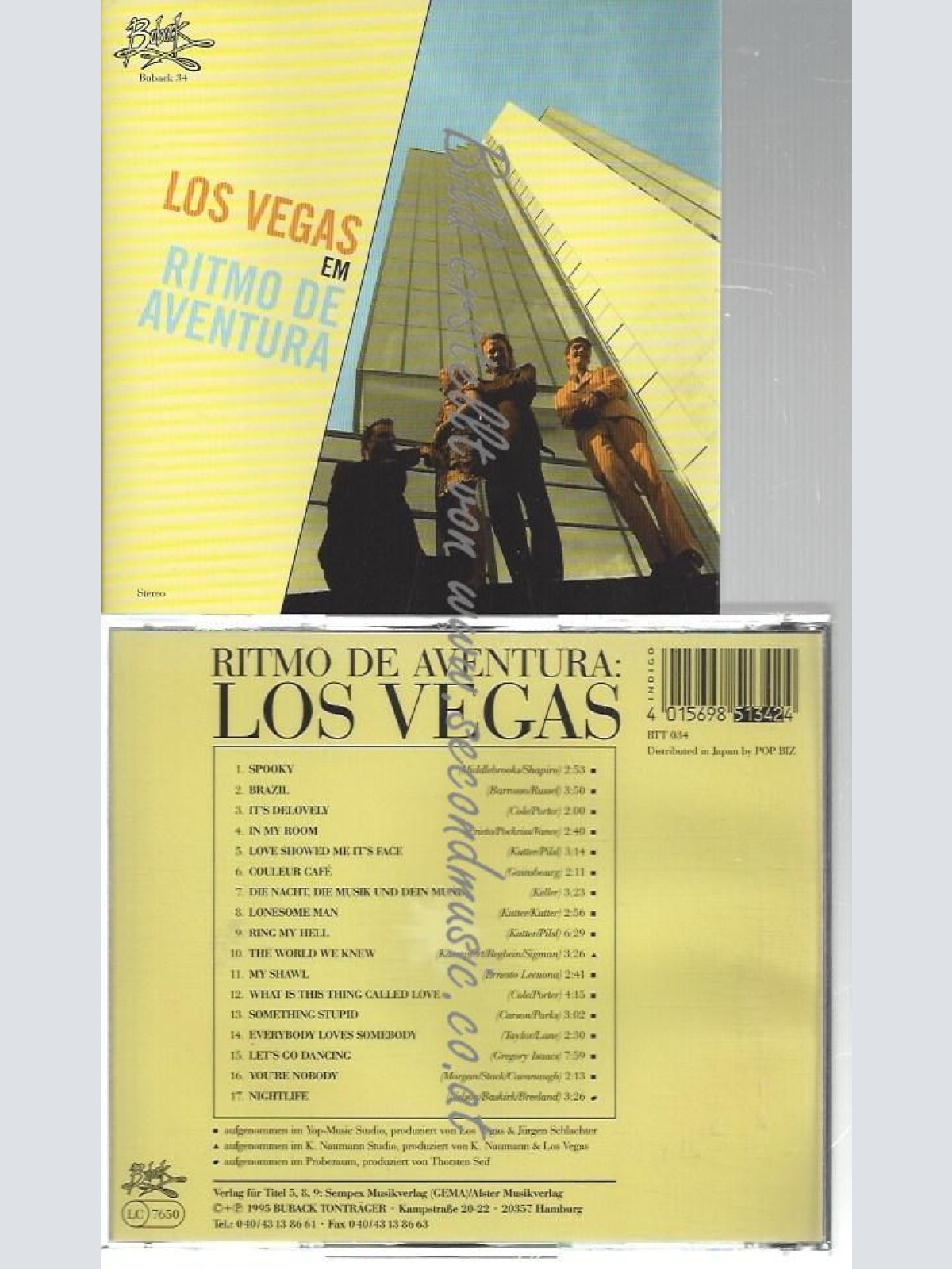 CD--LOS VEGAS--    RITMO DE AVENTURA
