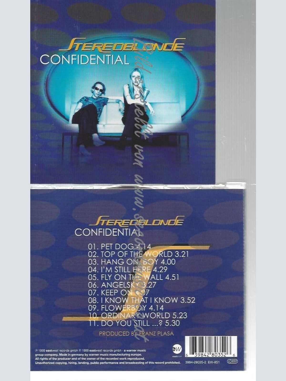 CD--STEREOBLONDE--    CONFIDENTIAL