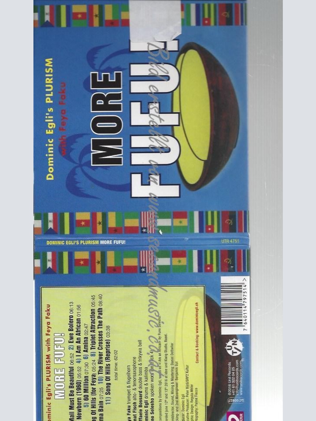 CD--More Fufu! // Dominic Eglis PLURISM