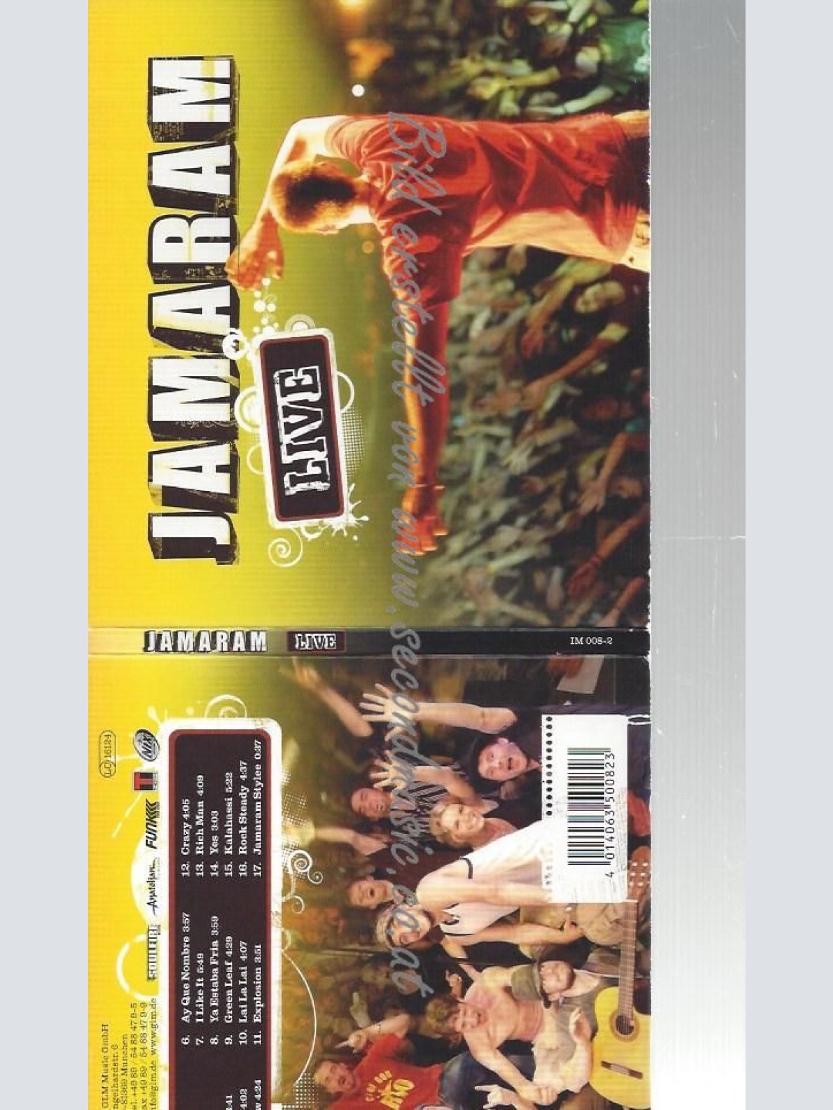 CD--JAMARAM--    LIVE