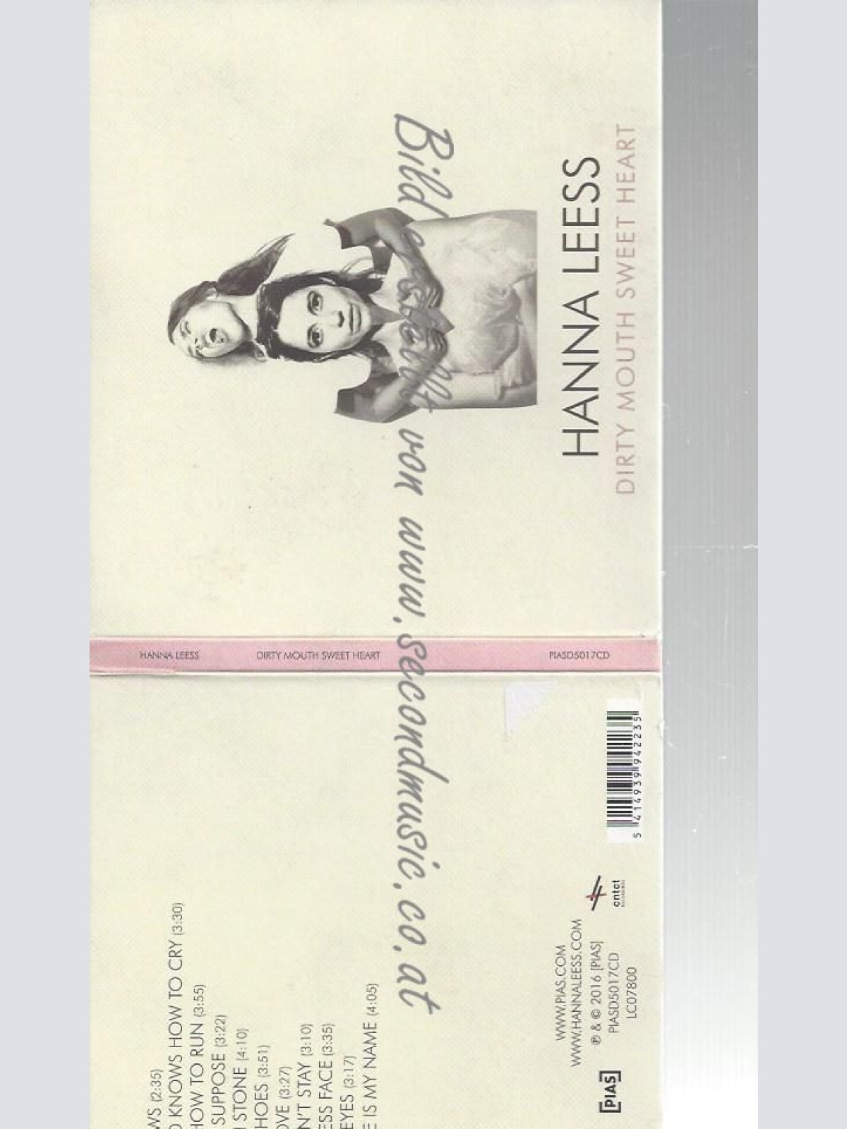 CD--HANNA LEESS--    DIRTY MOUTH SWEET HEART