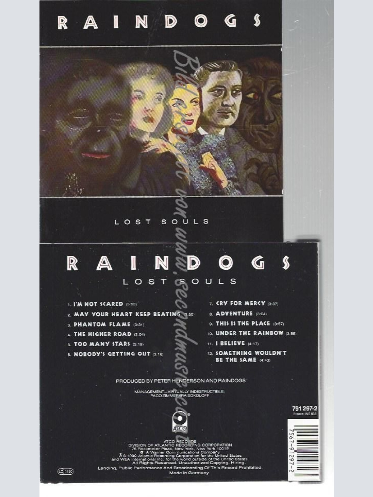 CD--RAINDOGS--    LOST SOULS |