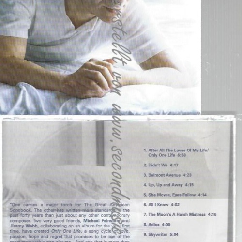 CD--MICHAEL FEINSTEIN--    ONLY ONE LIFE - THE SONGS OF JIMMY WEBB