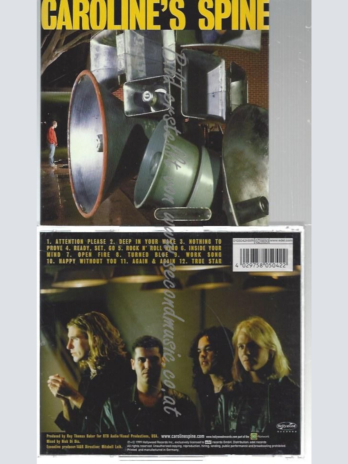 CD-- Caroline's Spine – Attention Please