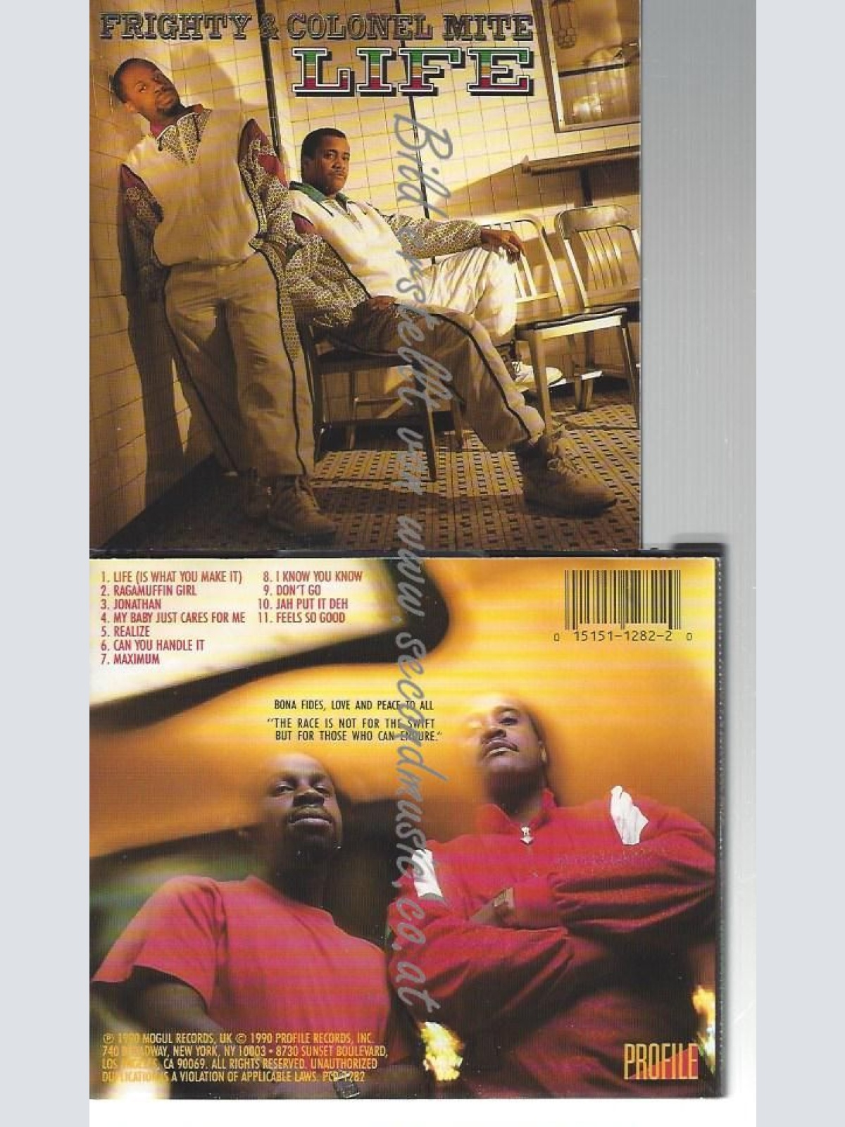 CD--FRIGHTY & COLONEL MITE--    LIFE