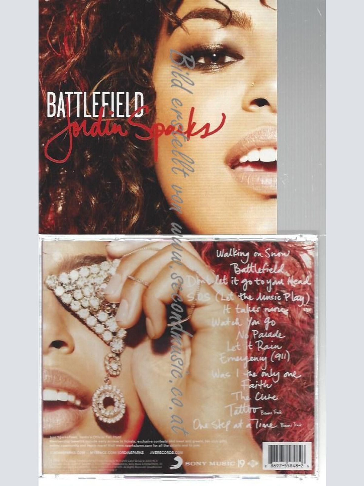 cd-- Jordin Sparks  Battlefield