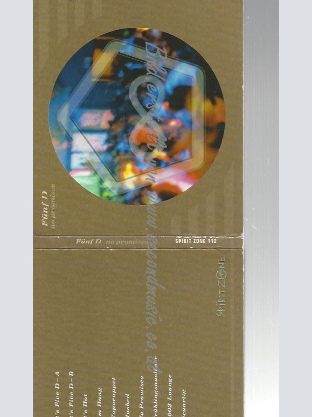 CD--FUENF D--    NO PROMISES