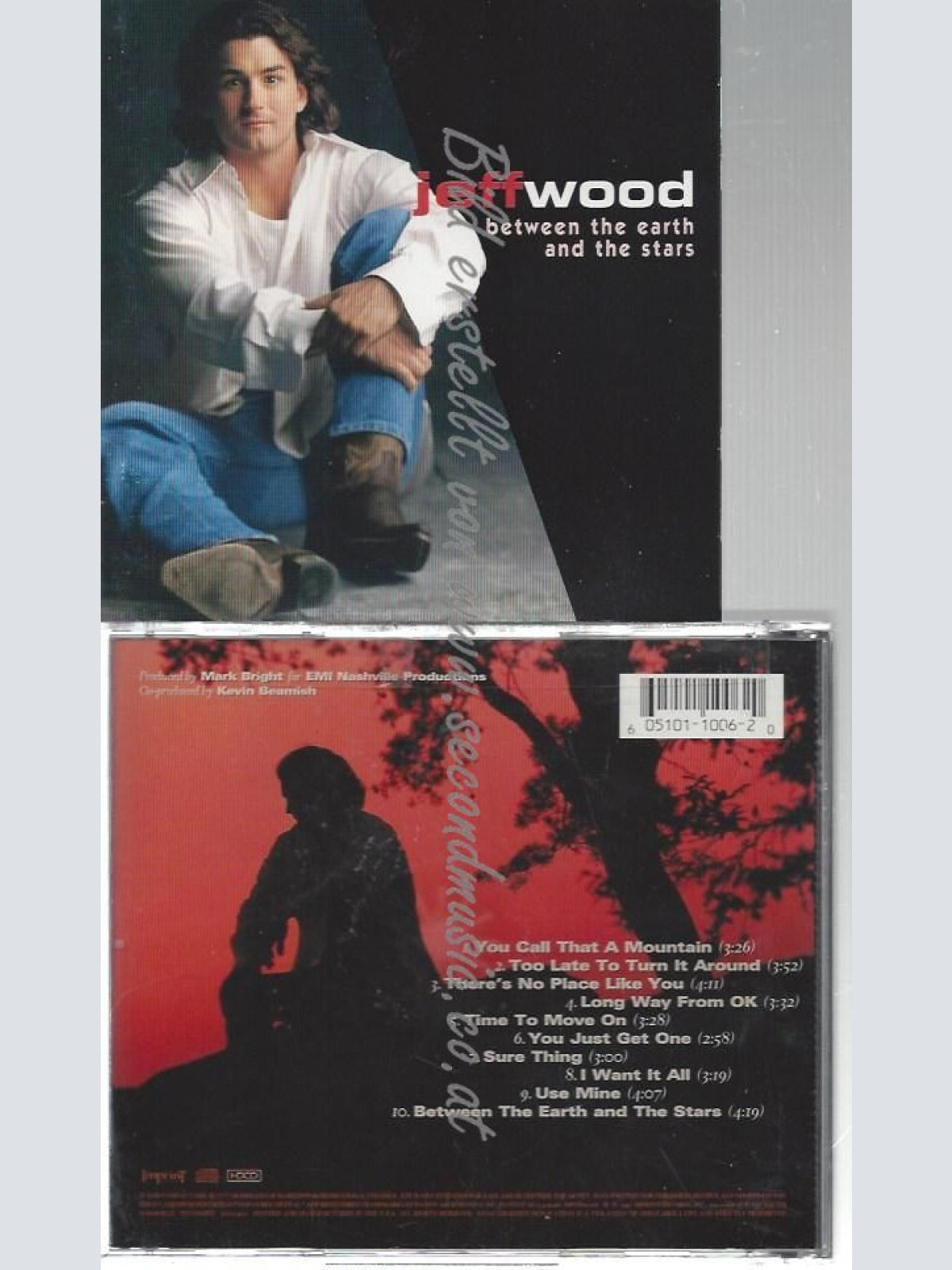 CD--JEFF WOOD--    BETWEEN THE EARTHAND THE STARS |