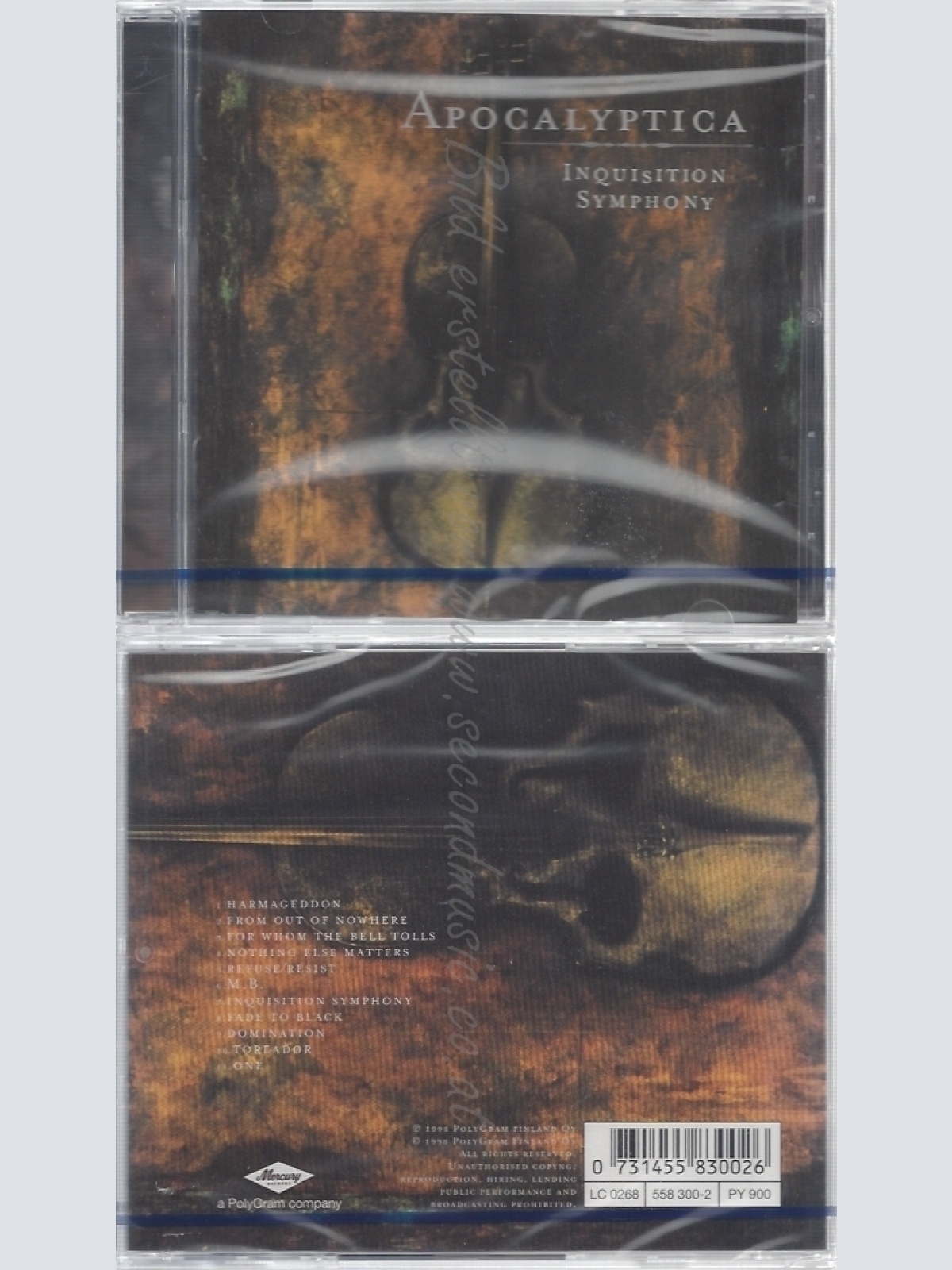 CD--NM-SEALED-APOCALYPTICA -1998- -- INQUISITION SYMPHONY