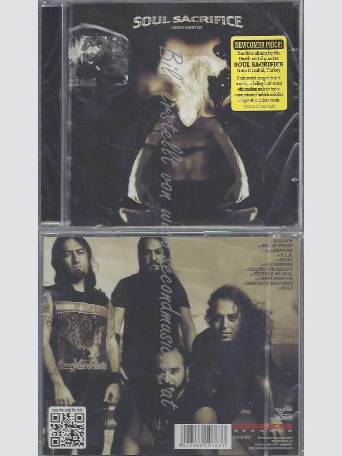 CD--SOUL SACRIFICE--CARPE MORTEM