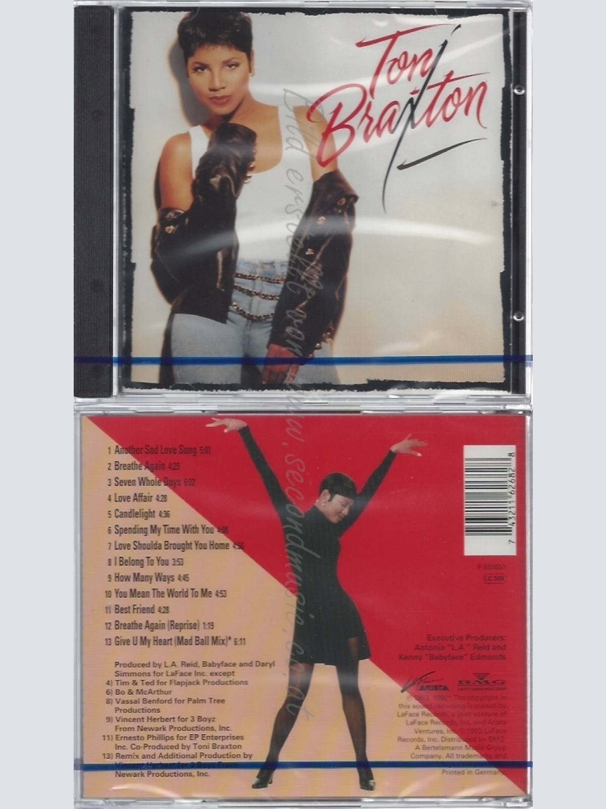 CD--NM-SEALED-TONI BRAXTON -1993- -- TONI BRAXTON