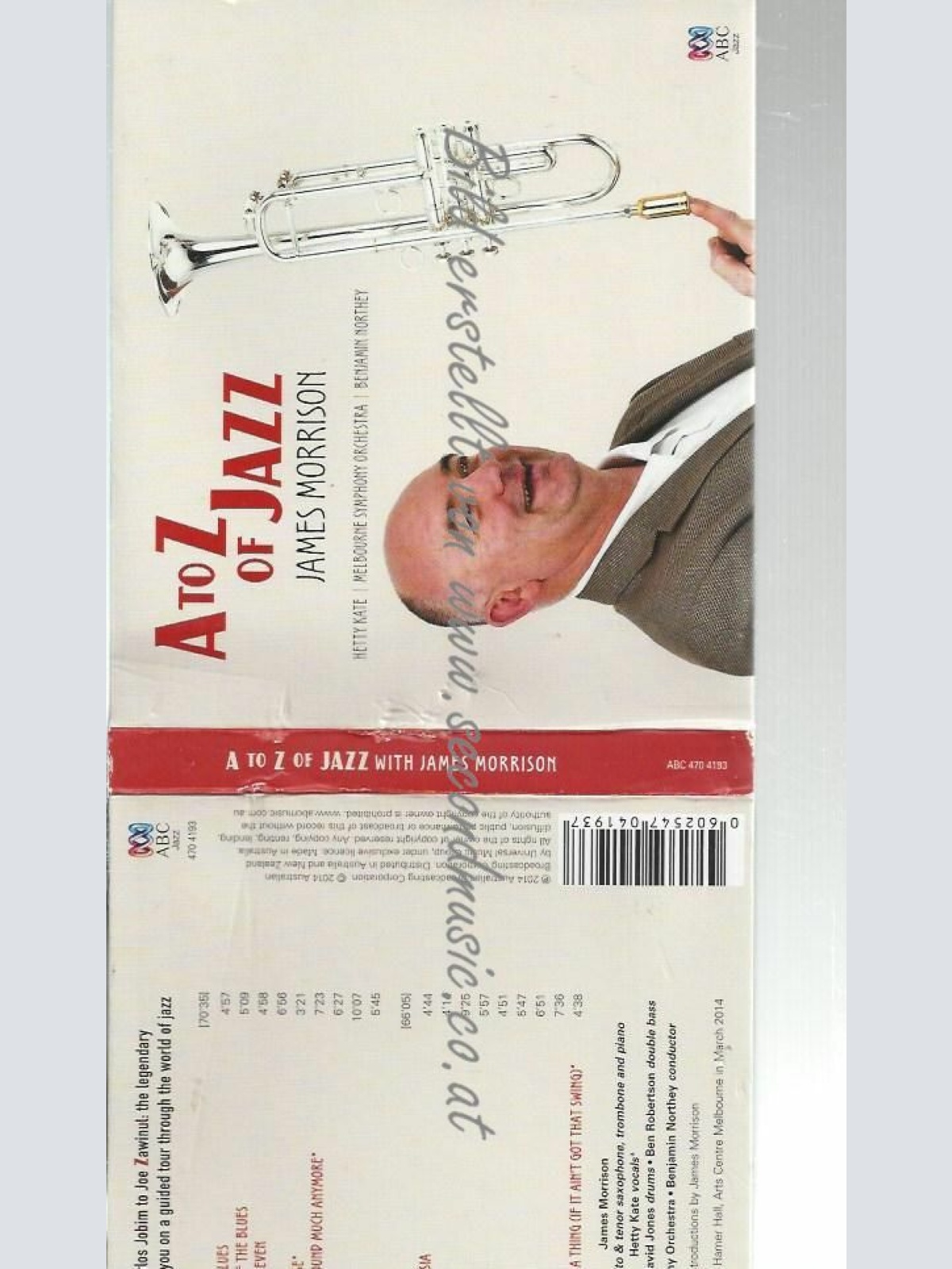 CD--JAMES MORRISON--A TO Z OF JAZZ