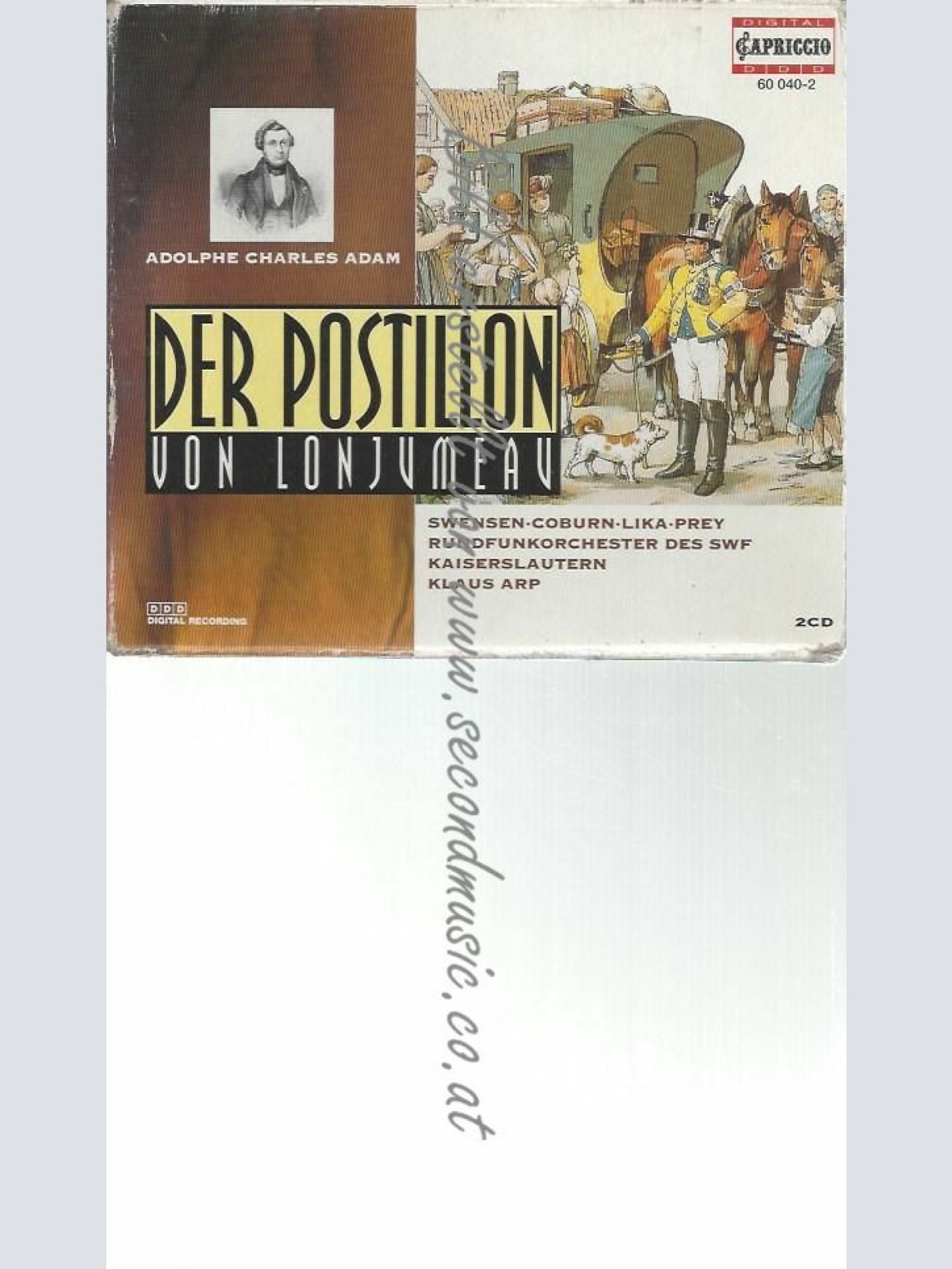 CD--SWENSON, COBURN, ET AL.--ADAM: DER POSTILLON -GESAMTAUFNAHME-