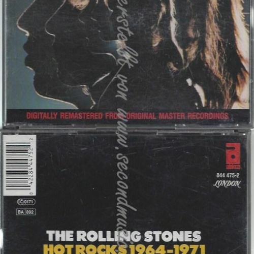 CD-- The Rolling Stones  Hot Rocks 1964-1971