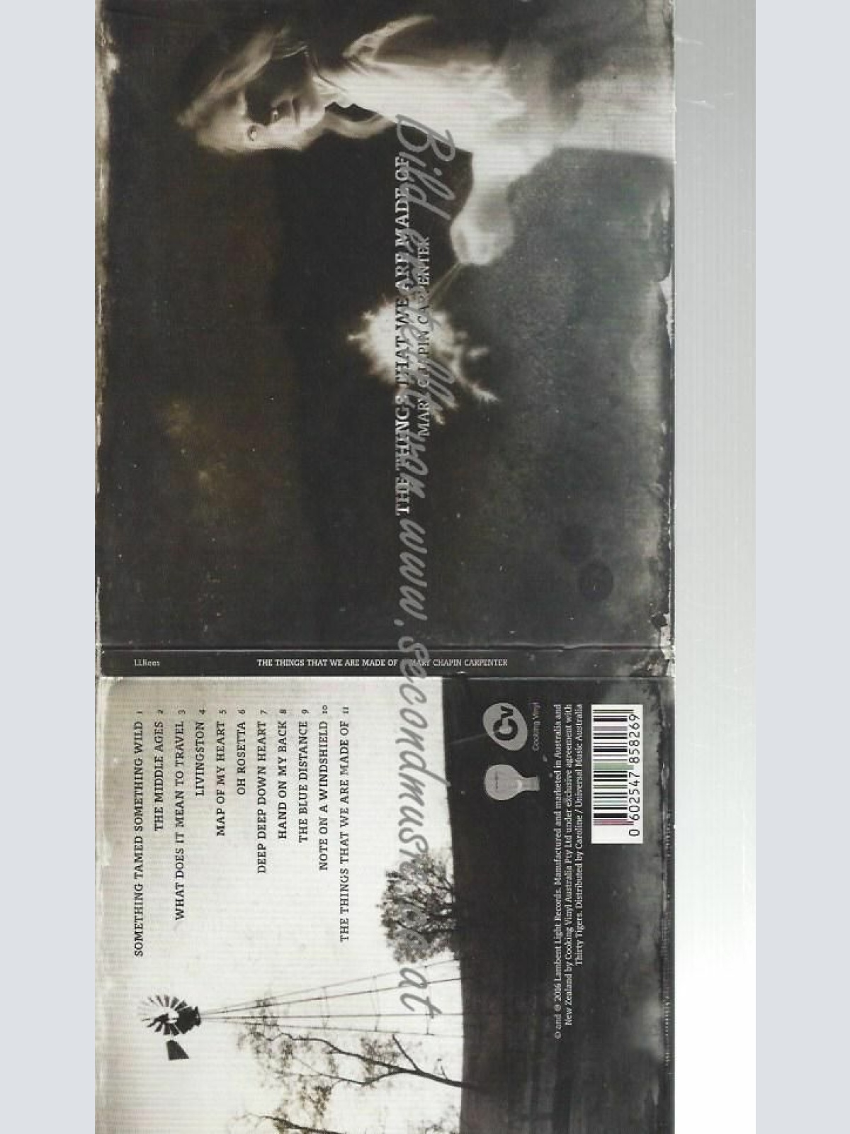 CD--MARY CHAPIN CARPENTER--THE THINGS THAT WE ARE MADE OF