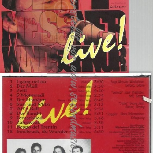 CD--SEPP MESSNER WINDSCHNUR LIVE