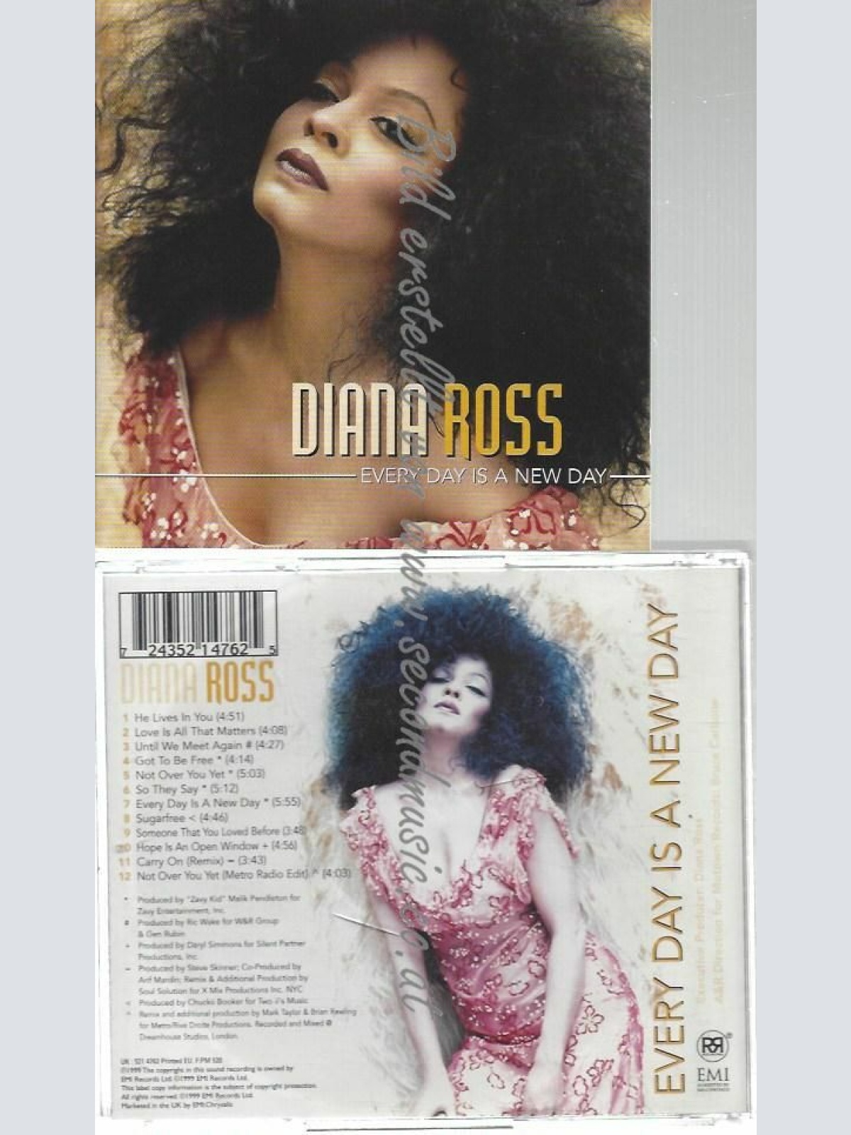 CD--DIANA ROSS | --EVERY DAY IS A NEW DAY