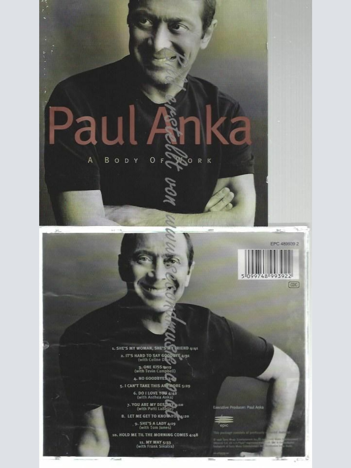CD--PAUL ANKA--A BODY OF WORK