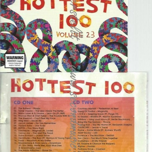 CD--VARIOUS ARTISTS--TRIPLE J'S HOTTEST  VOL.23