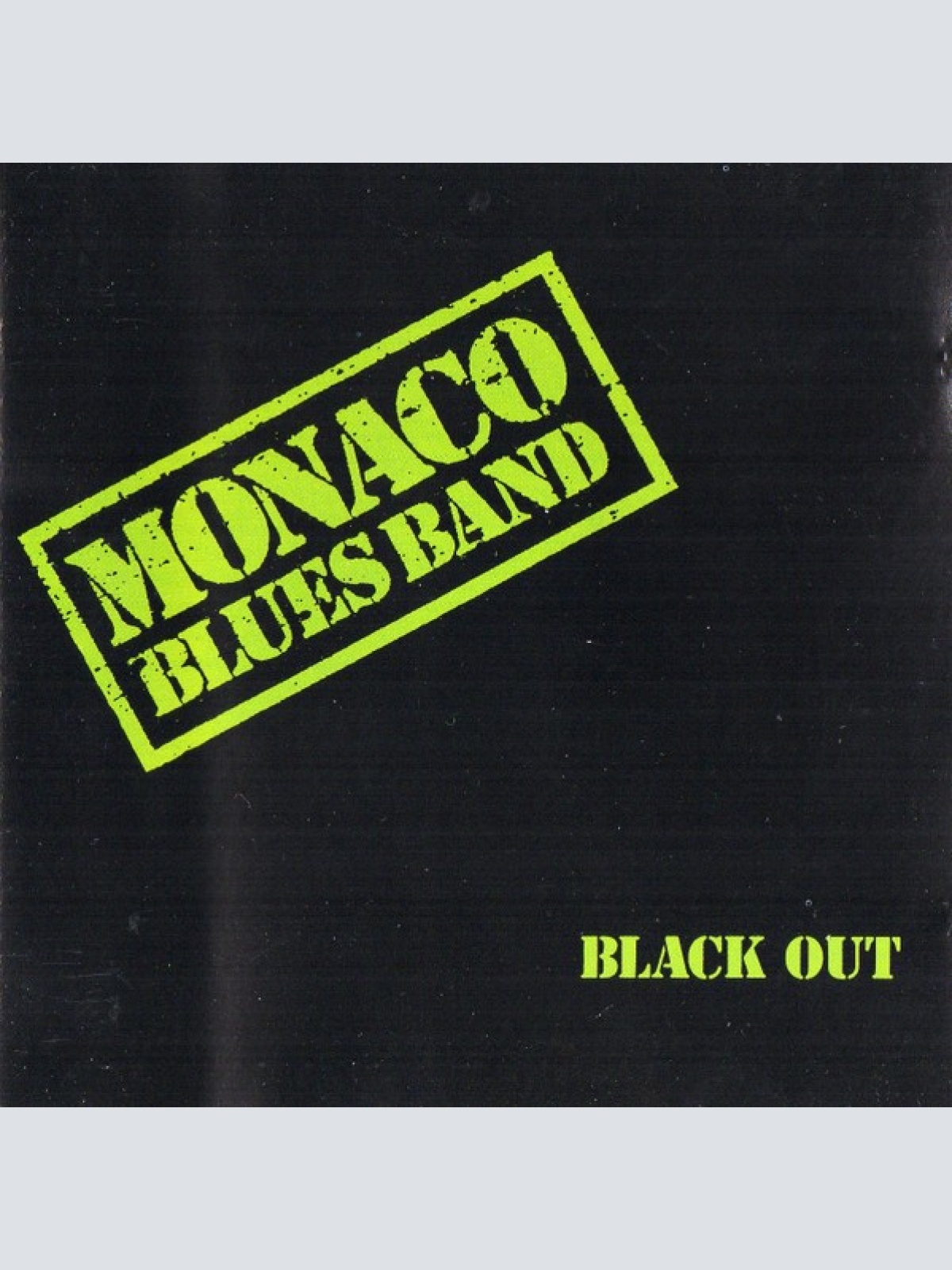 CD, Album Monaco Blues Band - Black Out