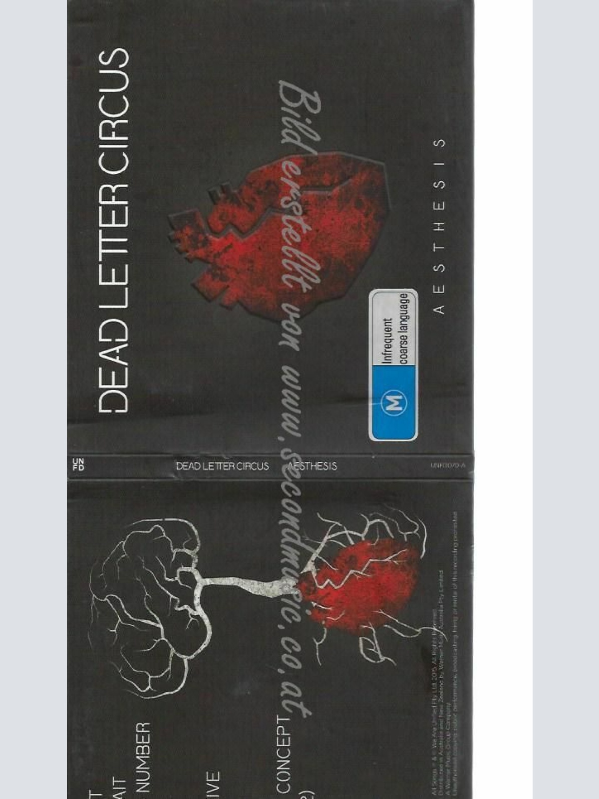 CD--DEAD LETTER CIRCUS--AESTHESIA