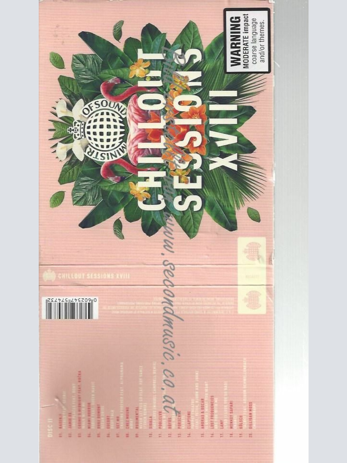 CD--MINISTRY OF SOUND--CHILLOUT SESSIONS XVIII