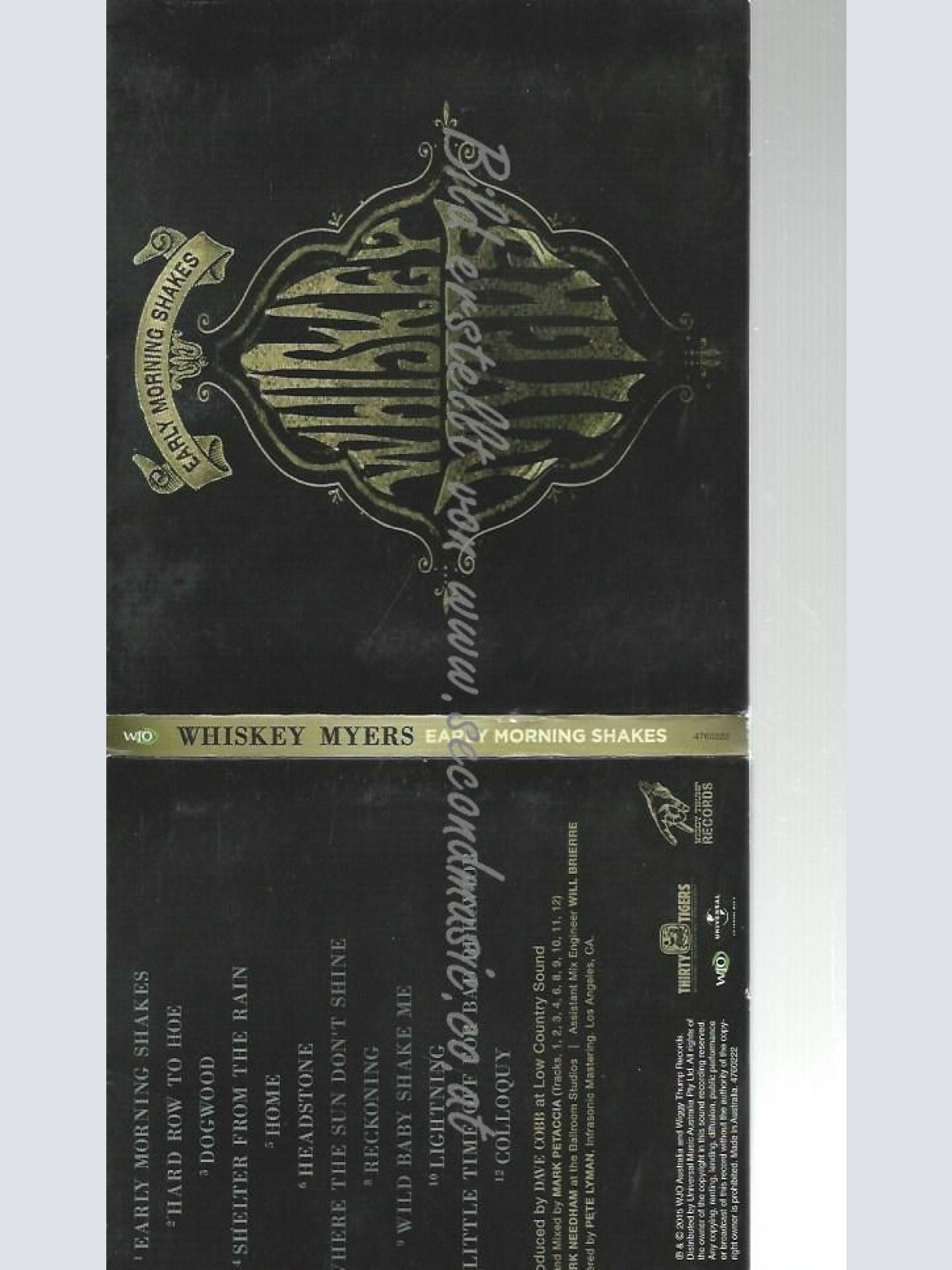 CD--WHISKEY MYERS--EARLY MORNING SHAKES