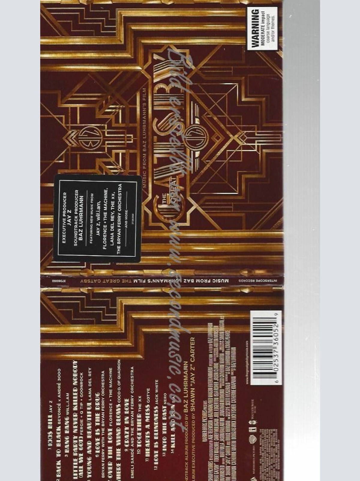 CD--VARIOUS ARTISTS | --THE GREAT GATSBY