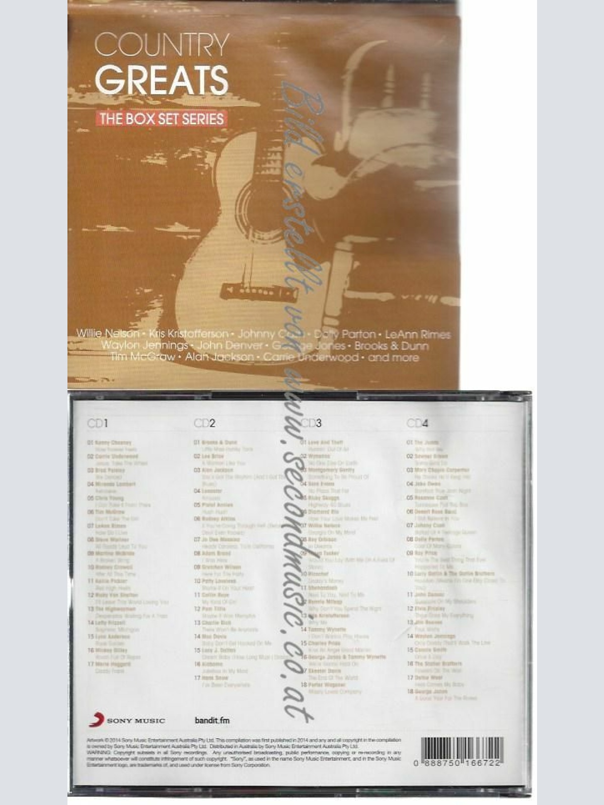 CD--SONY BOX SET SERIES--COUNTRY GREATS
