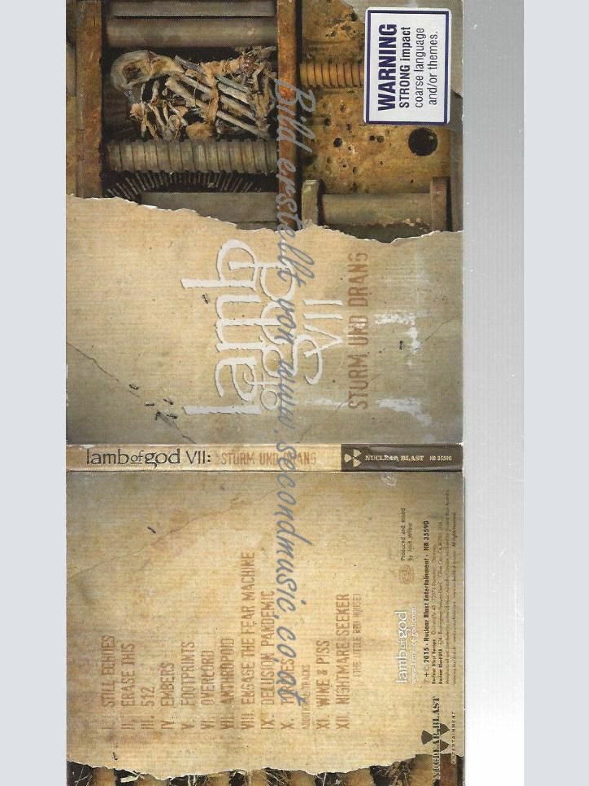 CD--LAMB OF GOD--VII:STURM UND DRANG