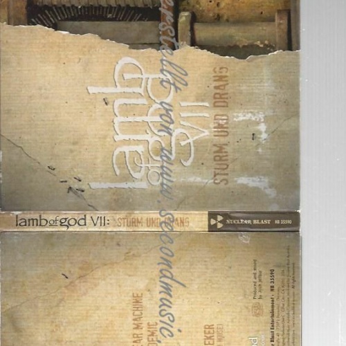 CD--LAMB OF GOD--VII:STURM UND DRANG