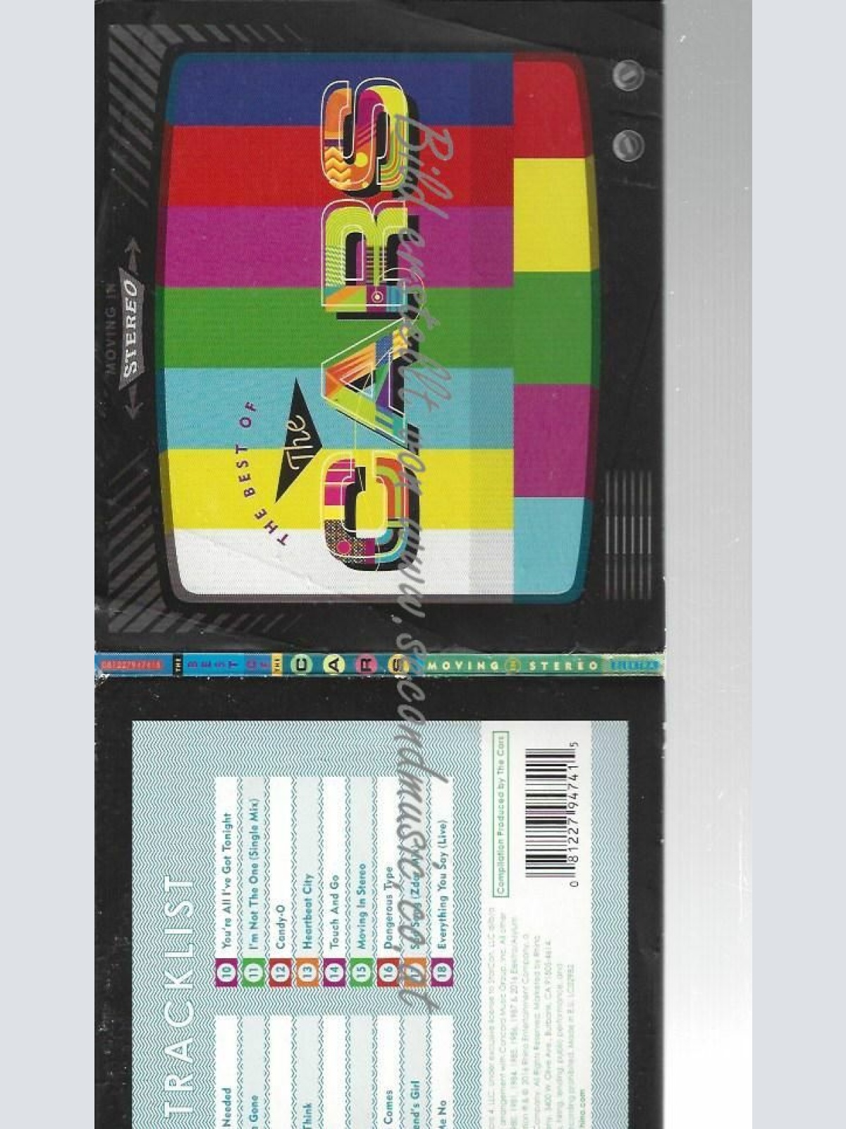 CD--THE CARS | --MOVING IN STEREO:THE BEST OF
