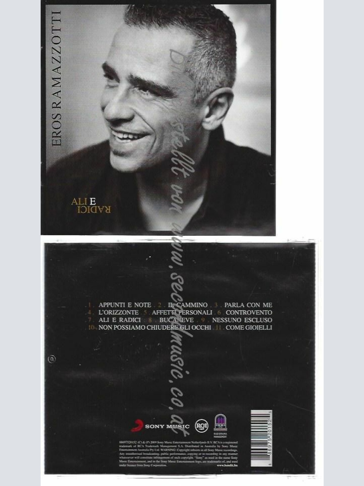 CD--EROS RAMAZZOTTI | --ALI E RADICI