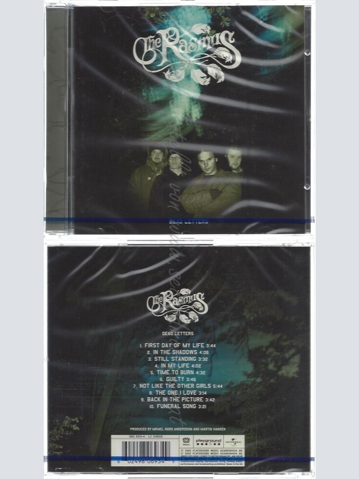 CD--NM-SEALED-THE RASMUS -2003- - LIMITED EDITION -- DEAD LETTERS
