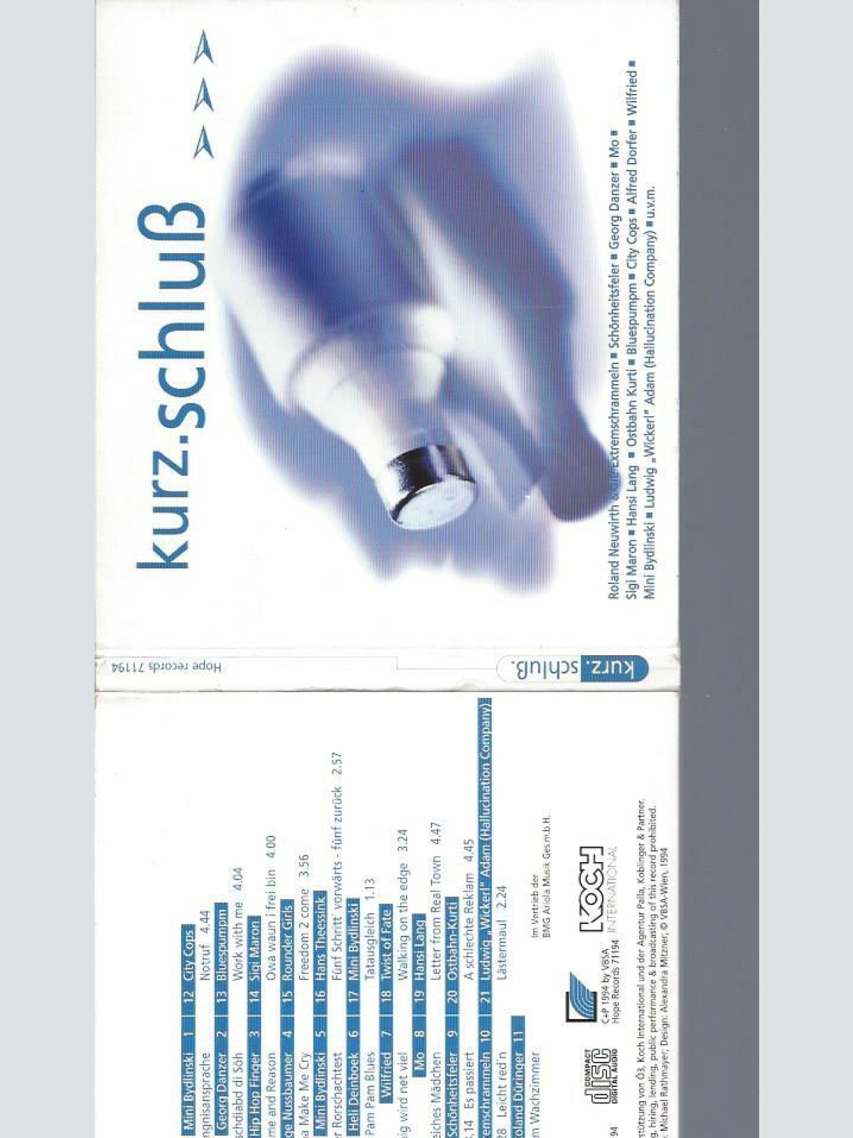 CD--KURZ SCHLUSS //DANZER / MO / DEINBOEK