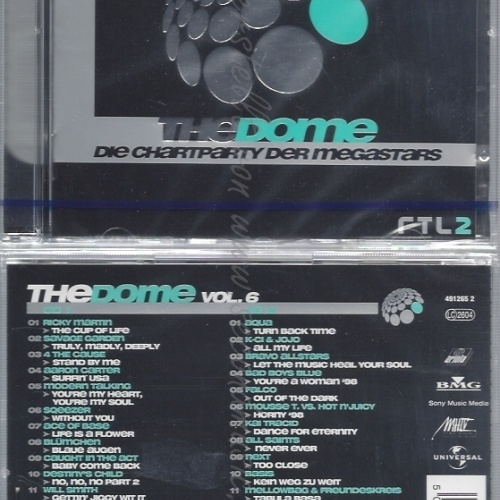 CD--NM-SEALED-VARIOUS -1998- - DOPPEL-CD -- THE DOME VOL. 6