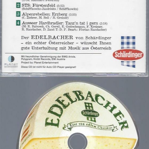 CD--EDELBACHER //  FENDRICH //STS// HARDBRADLER // SHAPE CD SCHÄRDINGER
