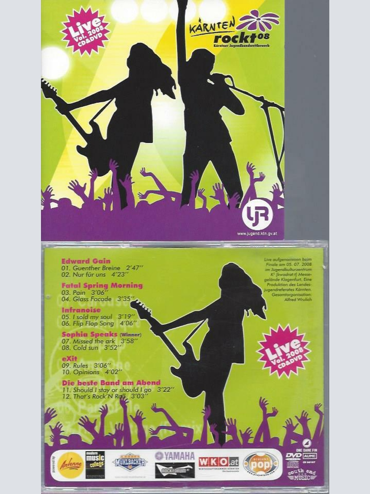 CD--KÄRNTEN ROCKT  LIVE 2008